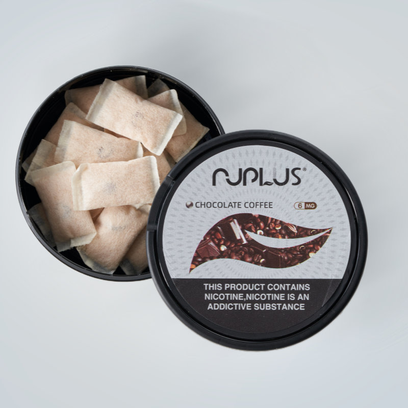 Crushing beads coffee&chocolate Nicotine Pouches Rolls