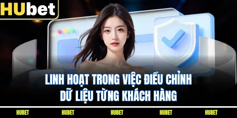 Linh hoạt trong việc điều chỉnh dữ liệu từng khách hàng